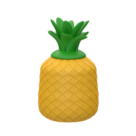 Pineapple  3D Illustration