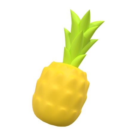 Pineapple 3D Illustration