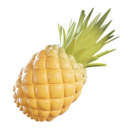 Pineapple 3D Illustration