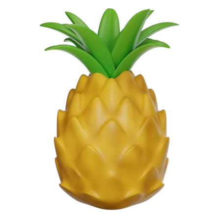 Pineapple 3 D Illustration 3D Icon