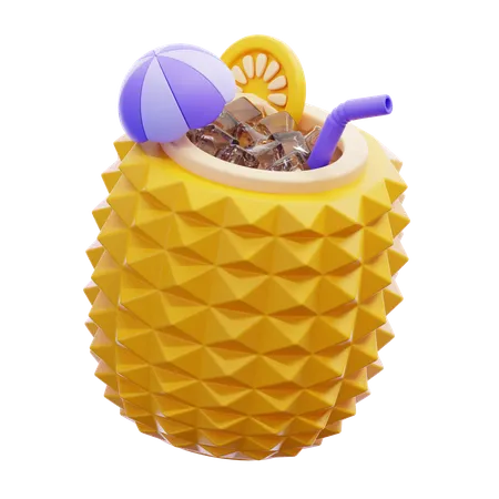 Pineapple Drink  3D Icon