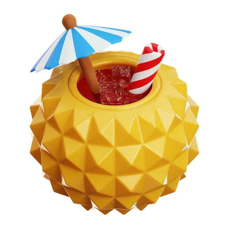 Pineapple Drink  3D Icon