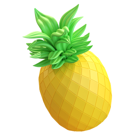 Pineapple Fruit  3D Illustration