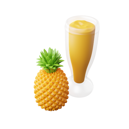 Pineapple juice  3D Icon