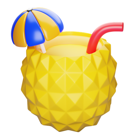 Pineapple Juice  3D Icon