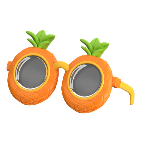 Pineapple Sunglasses  3D Icon