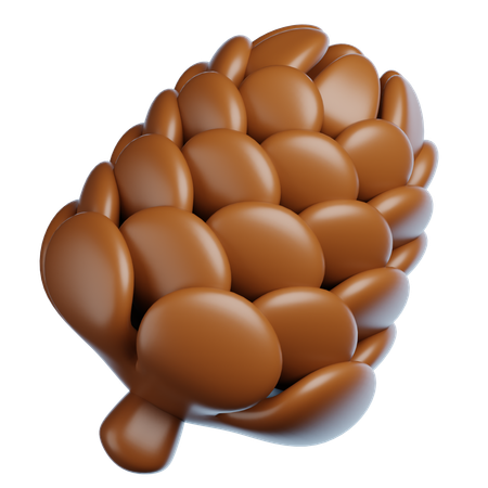 Pinecone  3D Icon