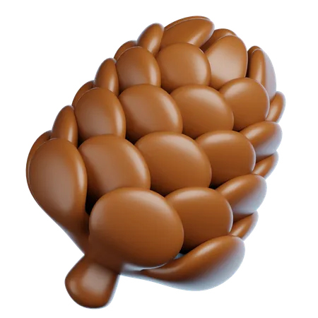 Pinecone  3D Icon