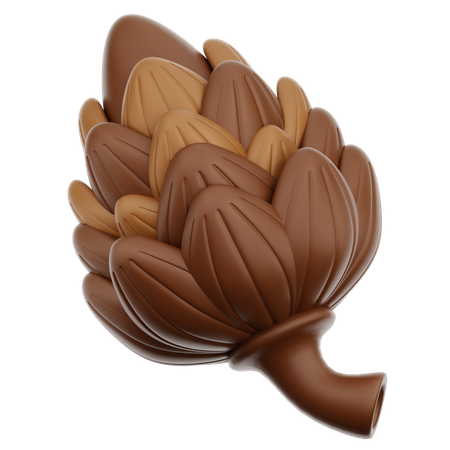 Pinecone  3D Icon