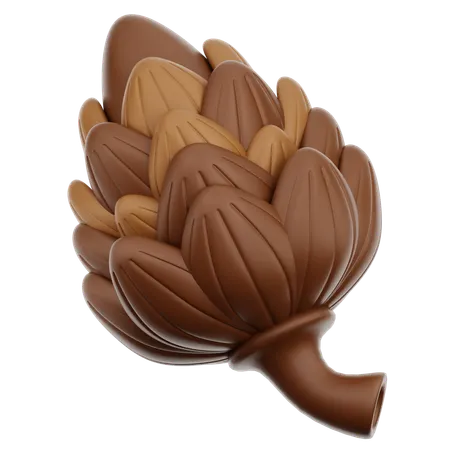 Pinecone  3D Icon