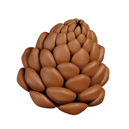 Pinecone  3D Icon