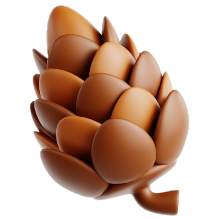 Pinecone  3D Icon