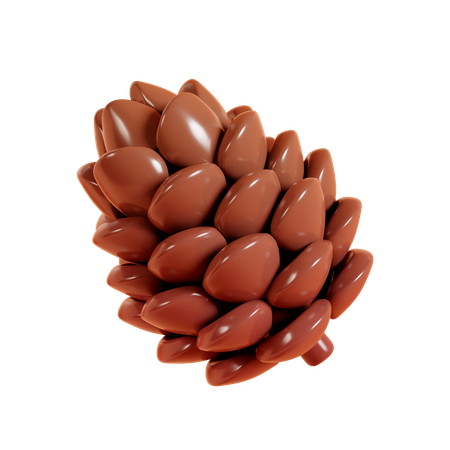 Pinecone  3D Icon