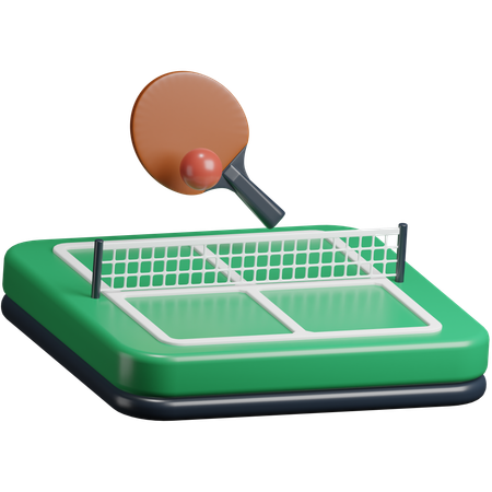 Ping Pong  3D Icon