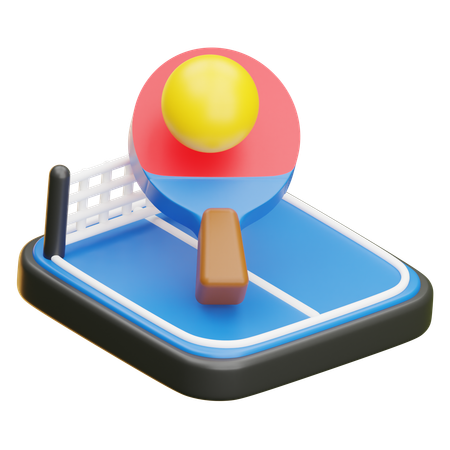 Ping Pong  3D Icon