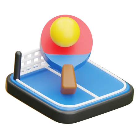 Ping Pong  3D Icon