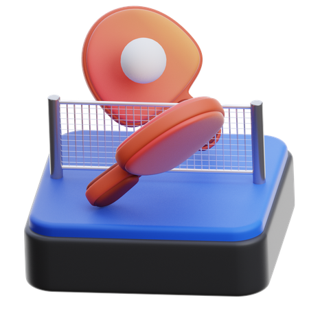 Ping Pong  3D Icon