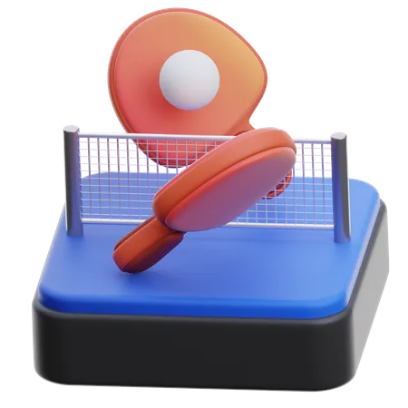 Ping Pong  3D Icon