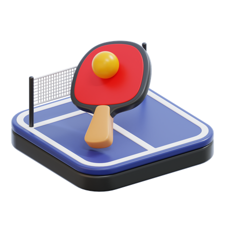 Ping Pong  3D Icon