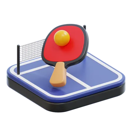 Ping Pong  3D Icon