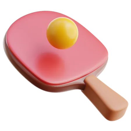 Ping Pong Table Tennis  3D Icon