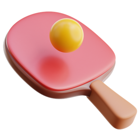 Ping-pong, tennis de table  3D Icon