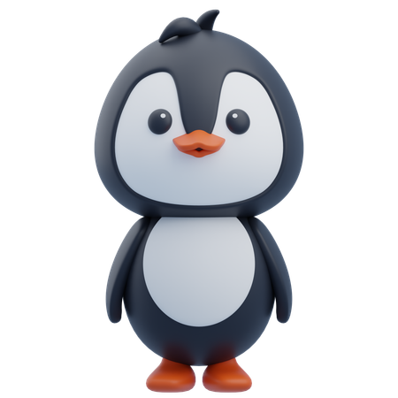 Pinguim  3D Icon