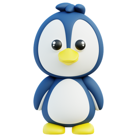 Pinguim  3D Icon