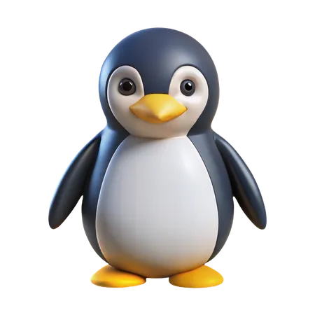 Pinguim  3D Icon