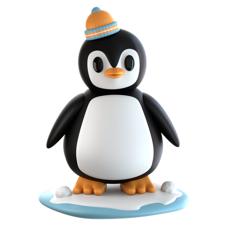 Pinguim  3D Icon