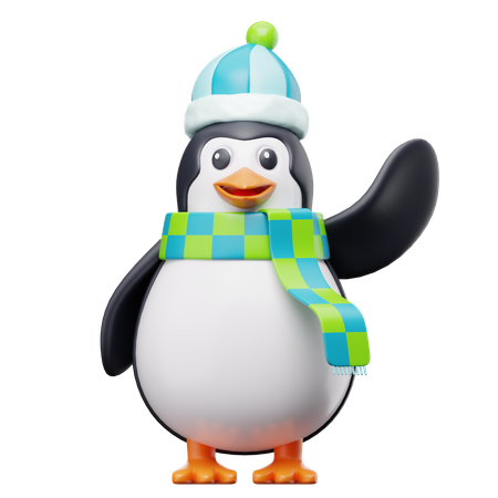 Pinguim  3D Icon