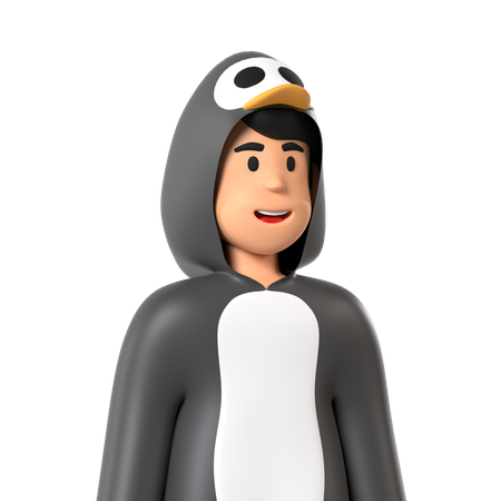 Pinguim  3D Icon