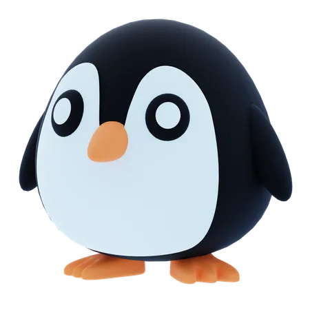 Pinguim  3D Icon