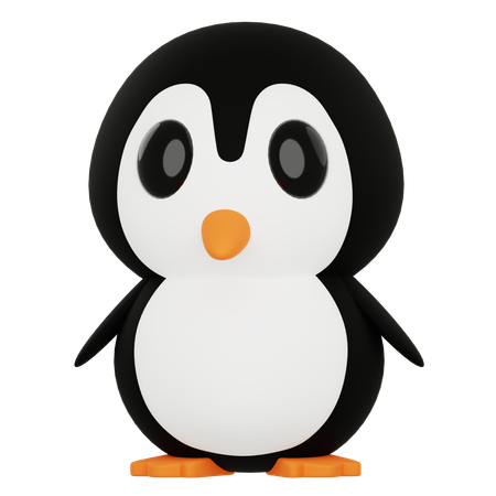 Pinguim  3D Icon