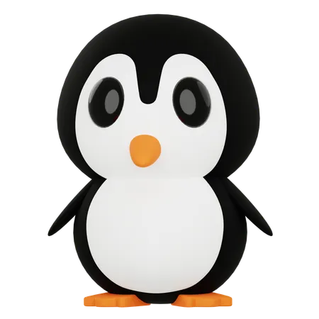 Pinguim  3D Icon