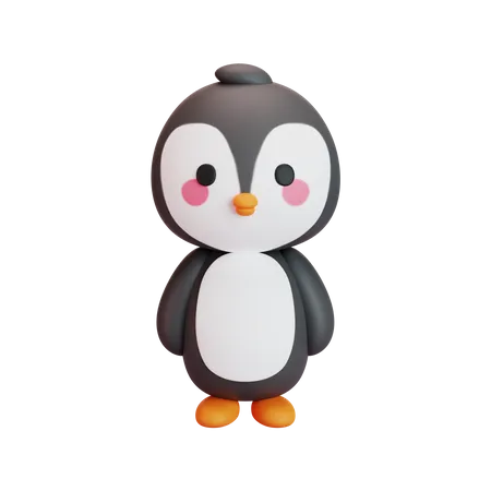 Pinguim  3D Emoji