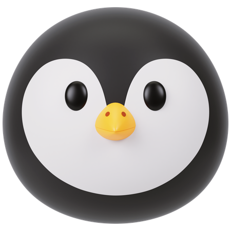 Pinguim de anime  3D Icon