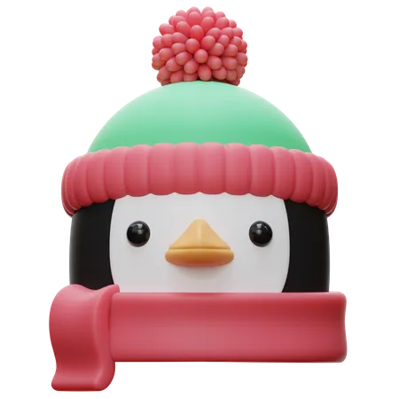 Pinguim fofo  3D Illustration