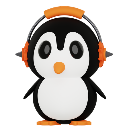 Hip-hop do pinguim  3D Icon