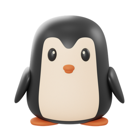 Pinguin  3D Illustration