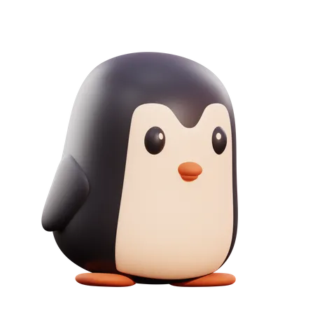 Pinguin  3D Illustration