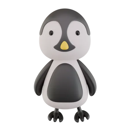 Pinguin  3D Icon