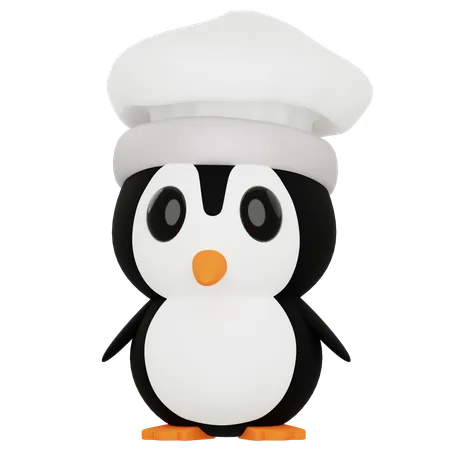 Pinguin chef  3D Icon