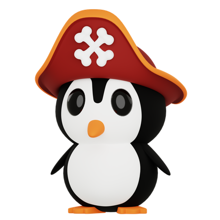 Piratas pinguins  3D Icon