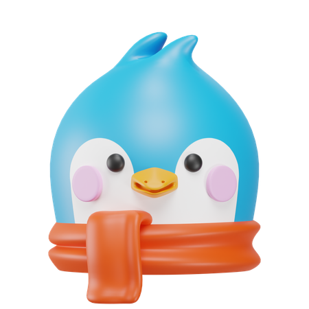 Pingüino  3D Icon