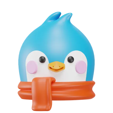 Pingüino  3D Icon