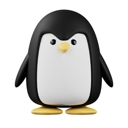 Pingüino  3D Icon