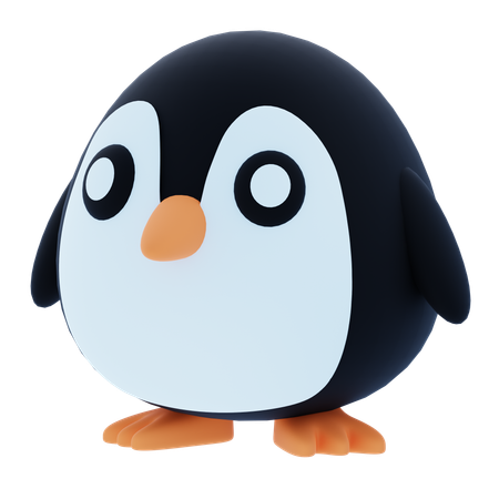 Pingüino  3D Icon