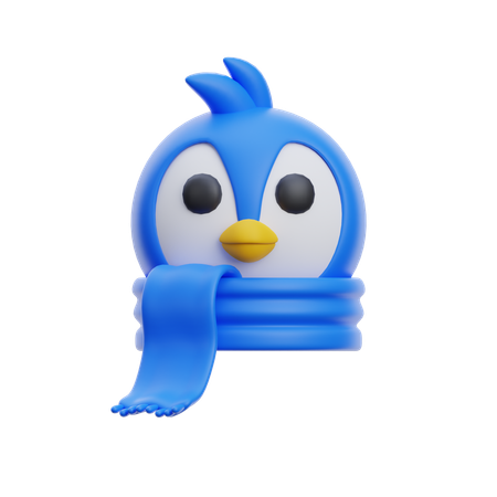 Pingüino  3D Icon