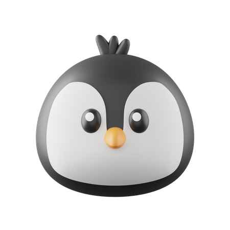 Pingüino  3D Icon